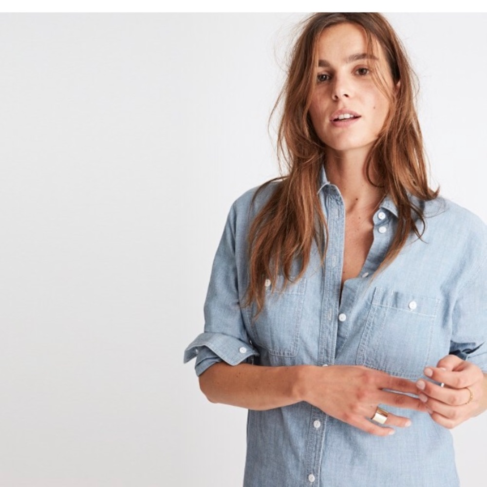 Madewell oversized Chambray shirt - XS